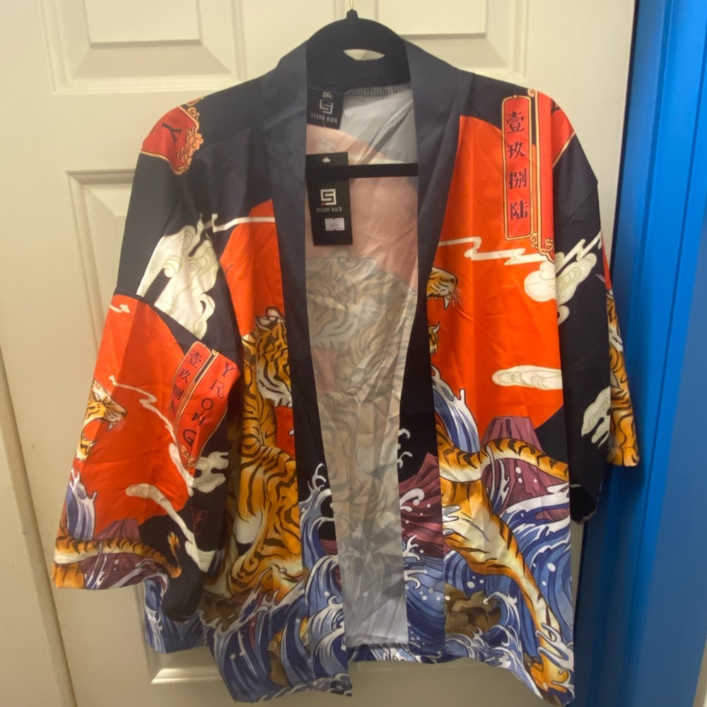 Unique Graphic Kimono